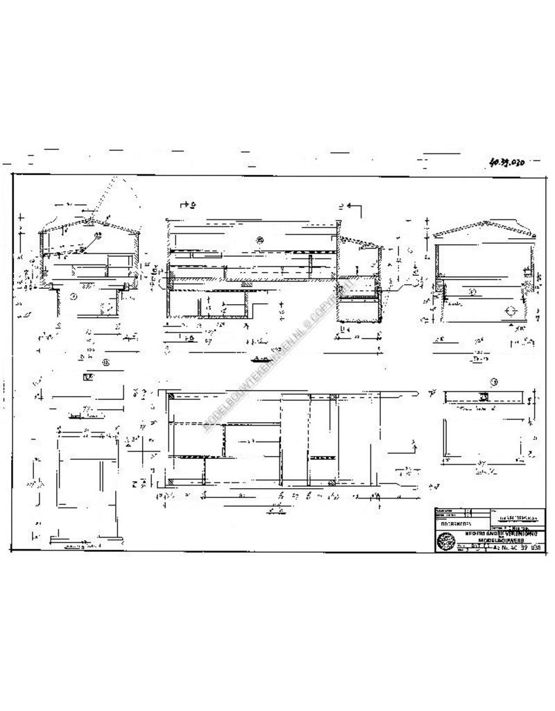 MBT Gasfitterskar - Bouwtekening Schaal 1 : 8 (40.39.030)