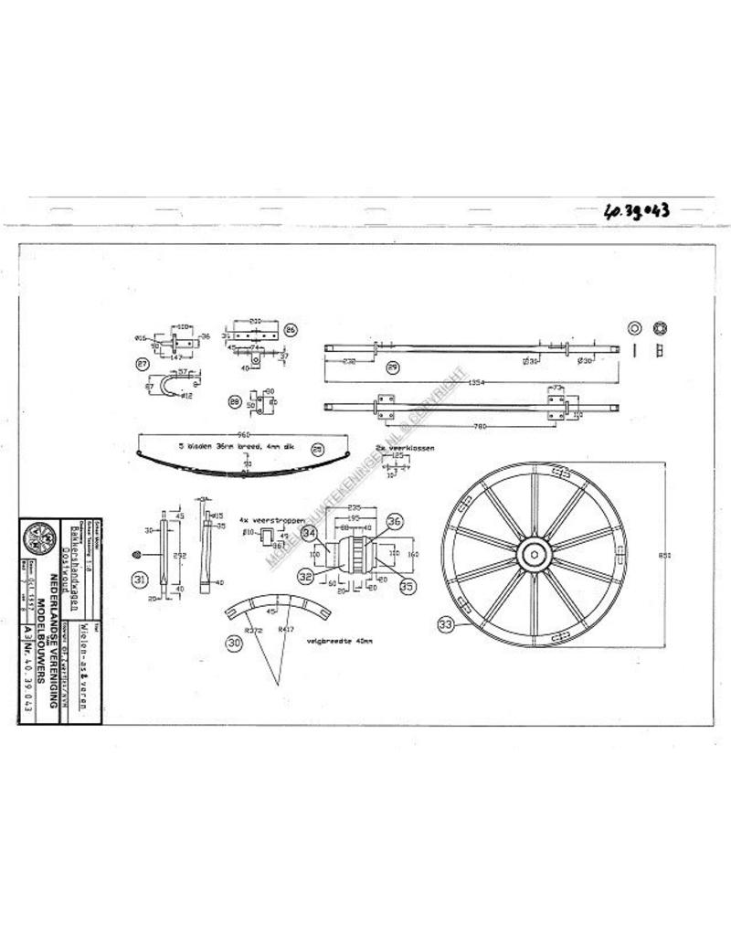 NVM 40.39.043 bakkerswagen "Van Oostwoud"