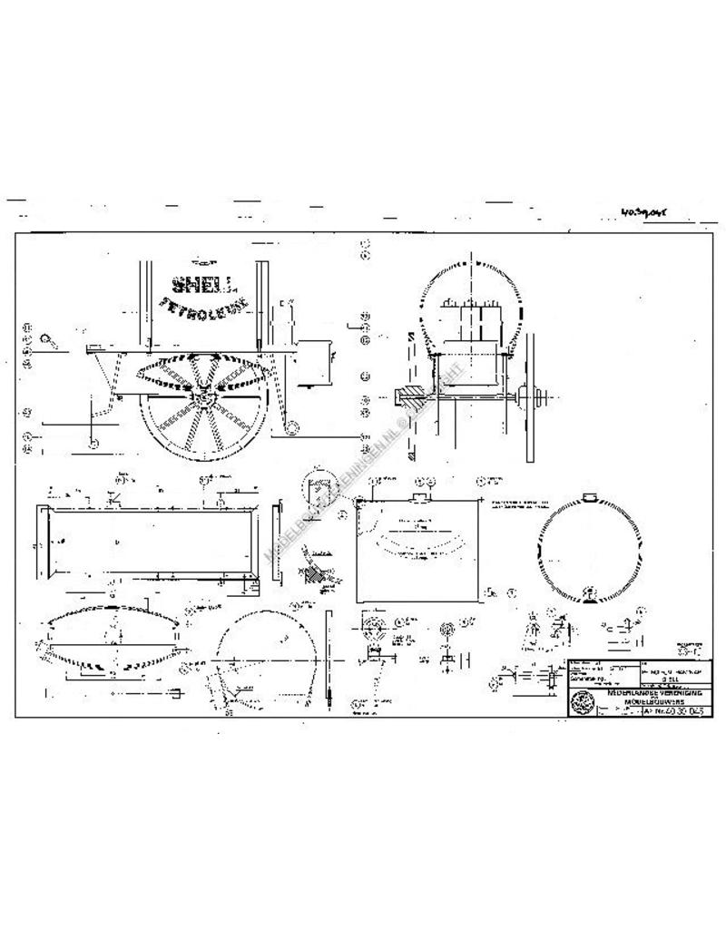 NVM 40.39.045 Erdöl pushcart "Shell"