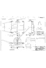 MBT Handkarre + Fass aus dem Hafen von Antwerpen - Bauzeichnung Maßstab 1 : 8 (40.39.063)