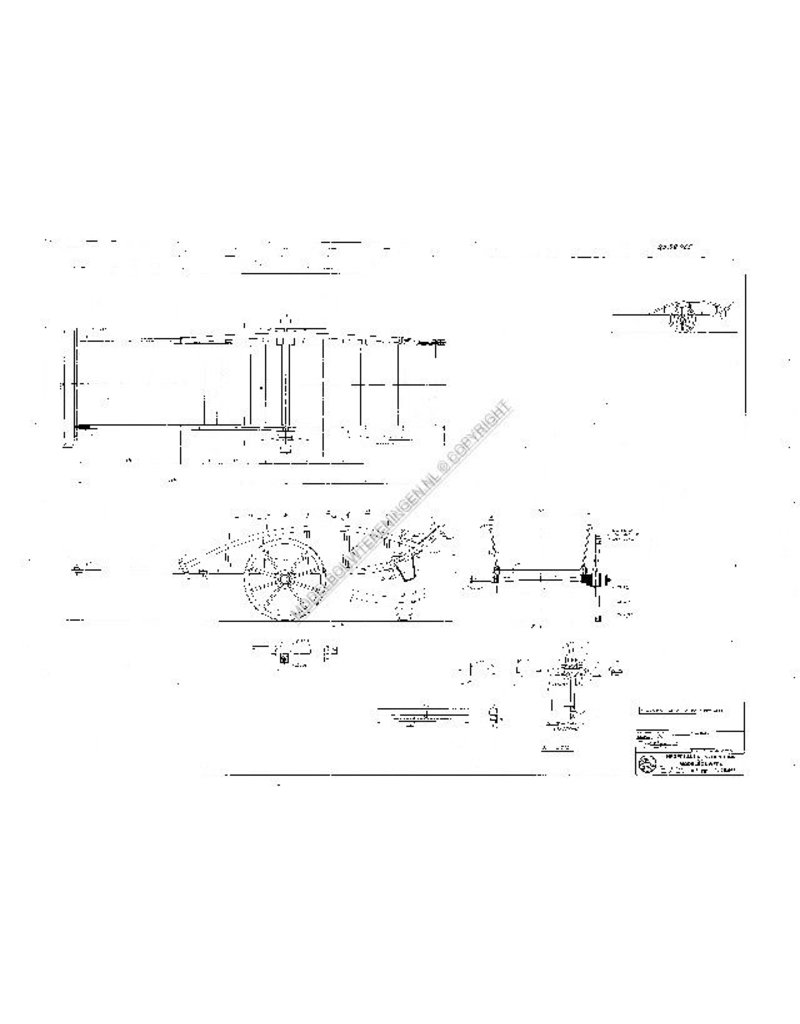 MBT Hooihandwagen uit Oostenrijk - Bouwtekening Schaal 1 : 8 (40.39.065)