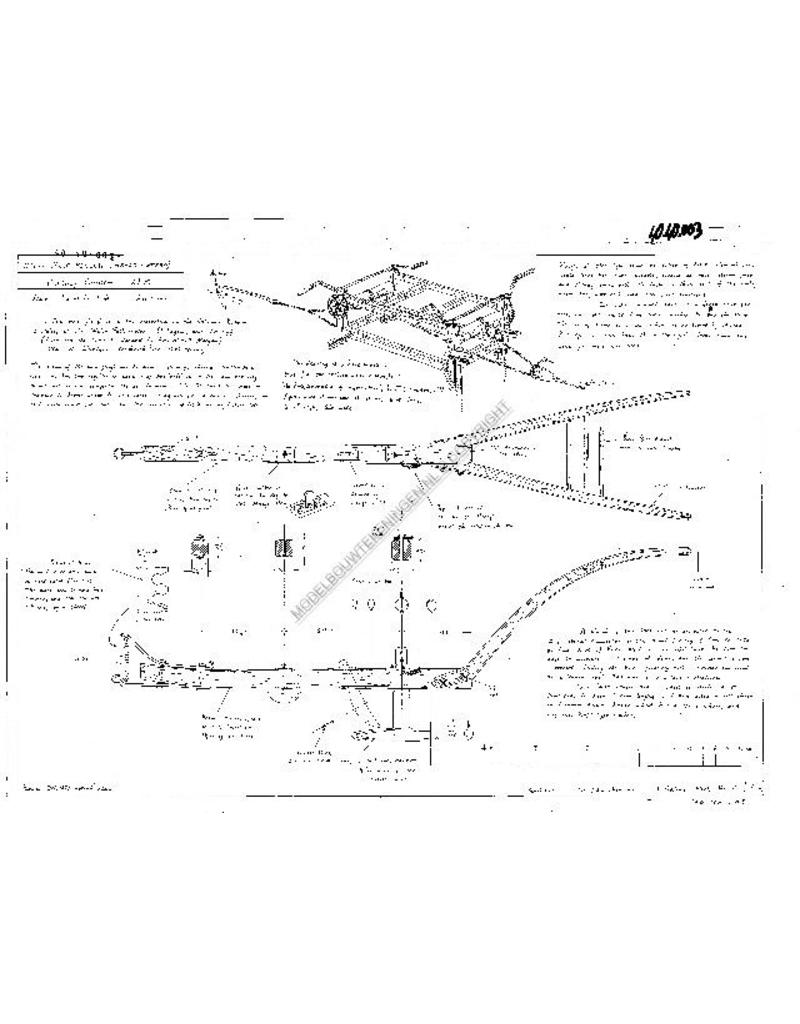 MBT Molploeg (1900) - Bouwtekening Schaal 1 : 8 (40.40.003)