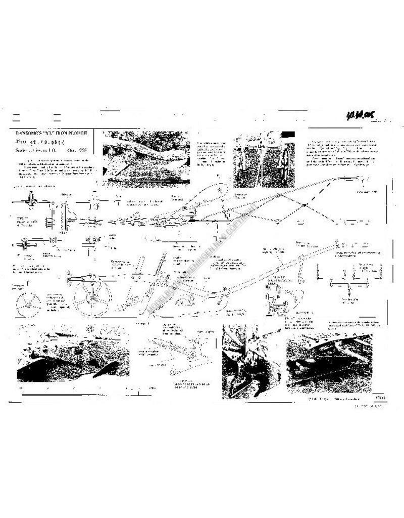 MBT Ijzeren ploeg - Bouwtekening Schaal 1 : 8 (40.40.005)