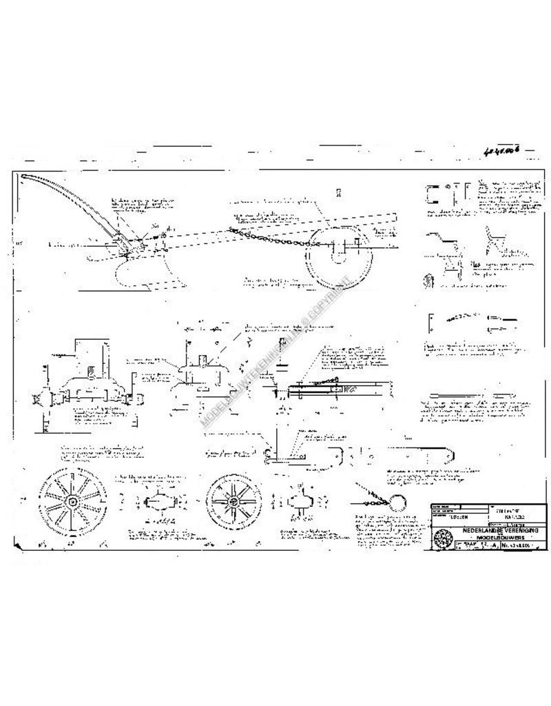 MBT Hollandse karploeg - Bouwtekening Schaal 1 : 8 (40.40.006)