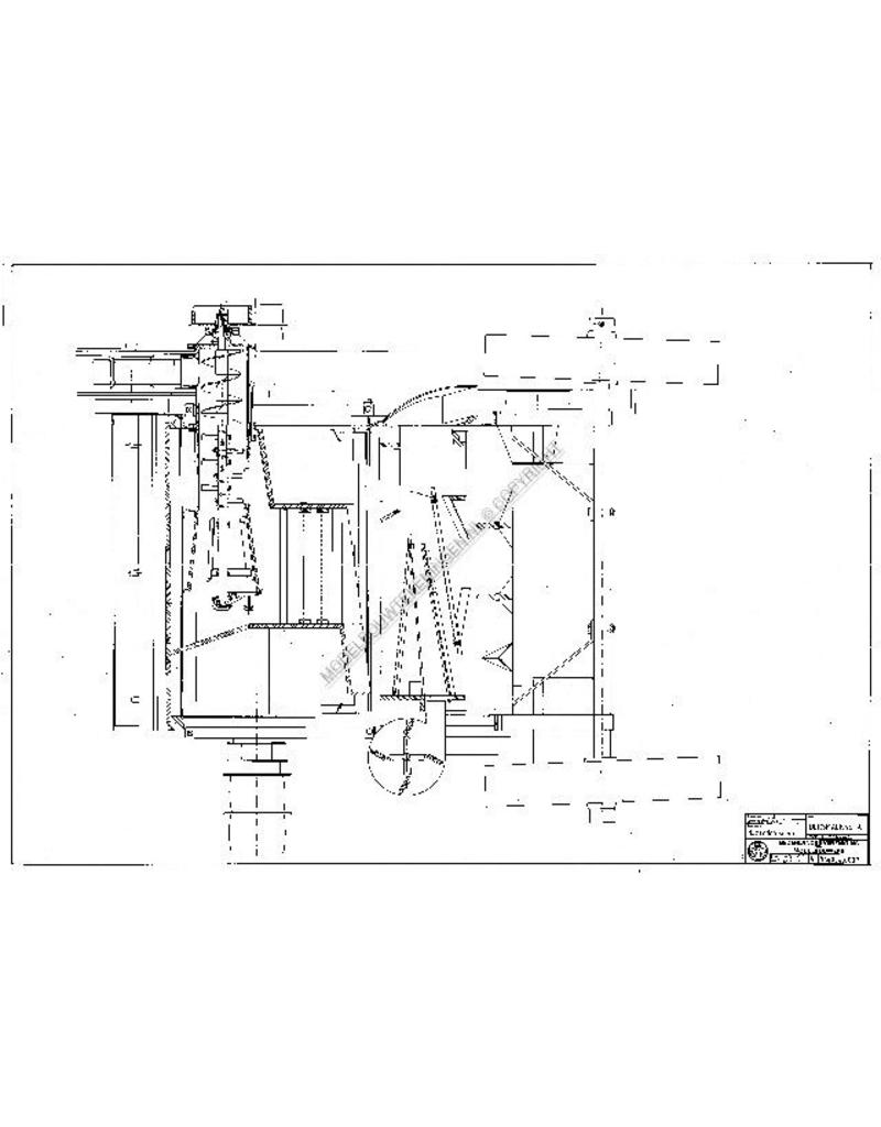 MBT Borga dorsmachine - Bouwtekening Schaal 1 : 5 (40.40.007)