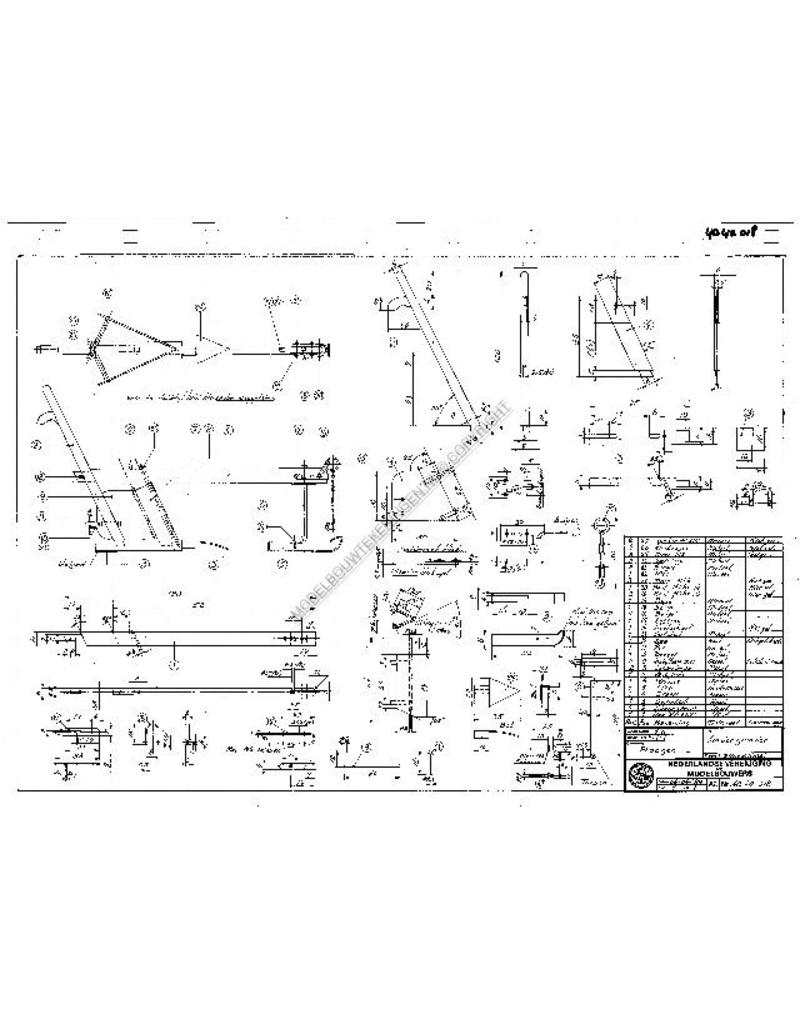 MBT Ondergronder (ploeg) - Bouwtekening Schaal 1 : 8 (40.40.018)