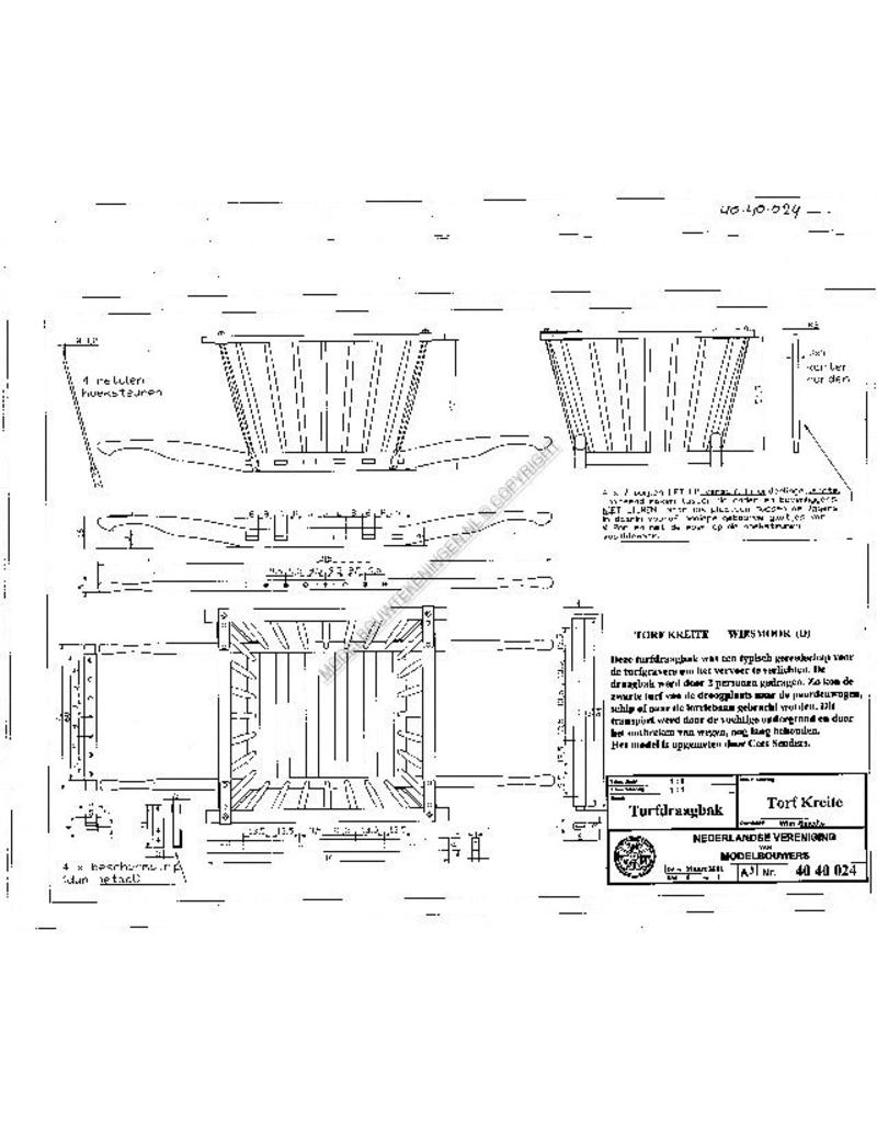 MBT Turfdraagbak - Bouwtekening Schaal 1 : 8 (40.40.024)