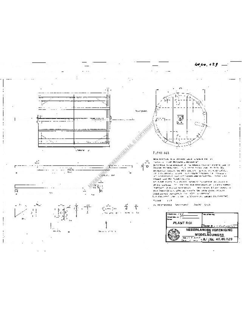 MBT Plantrol - Bauzeichnung Maßstab 1 : 8 (40.40.029)