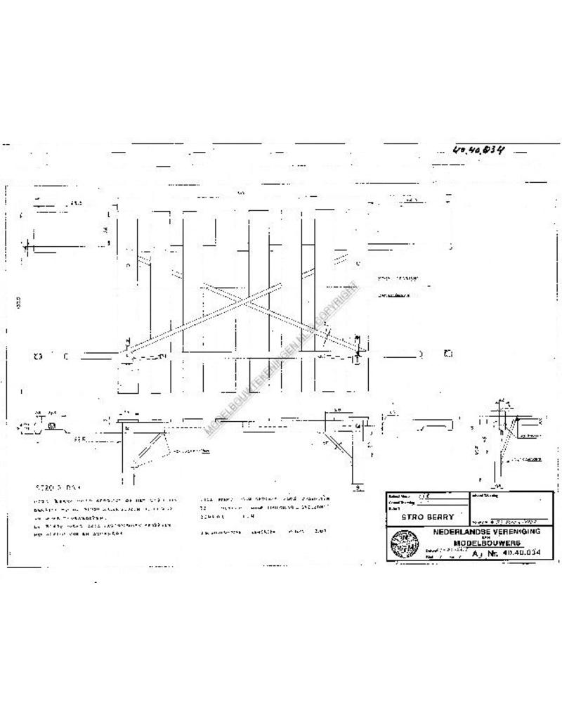 MBT Stroberry - Bouwtekening Schaal 1 : 8 (40.40.034)
