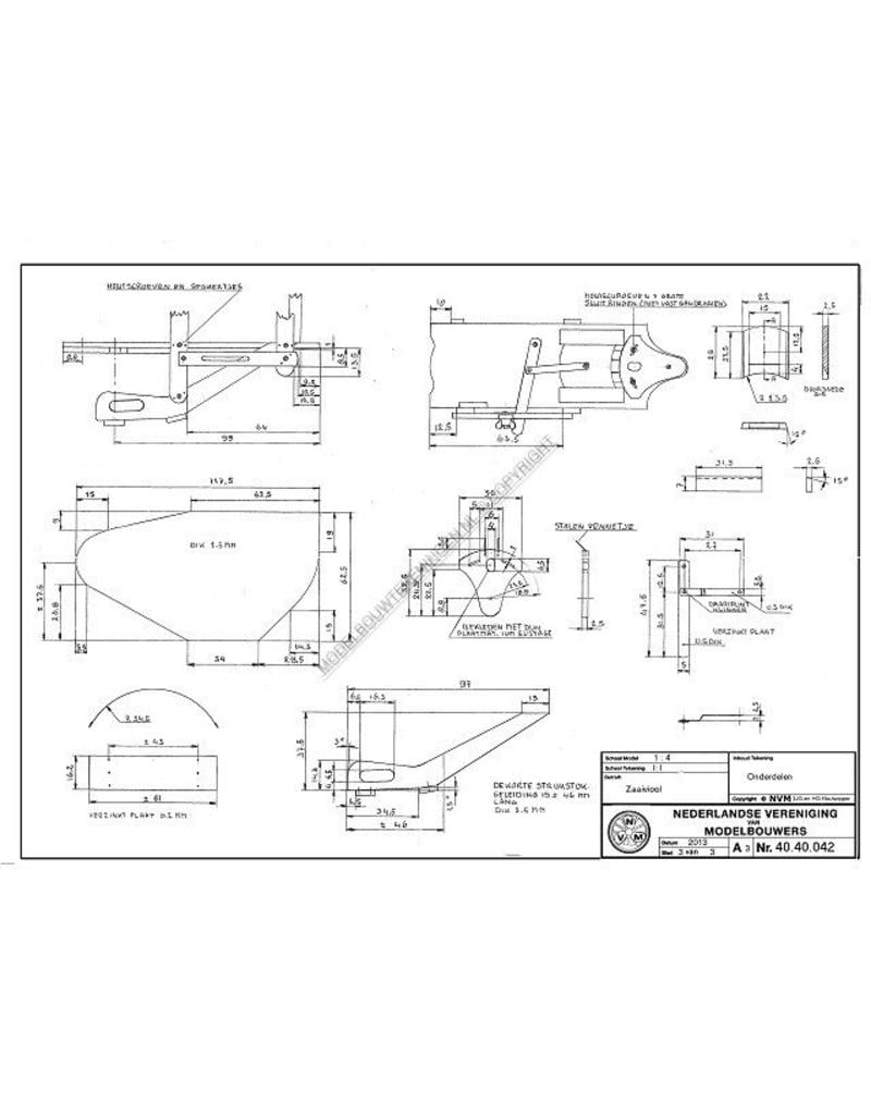 MBT Zaaiviool - Bouwtekening Schaal 1 : N/A (40.40.042)