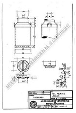 MBT Melkbus met kraan 40 liter - Bouwtekening Schaal 1 : 8 (40.41.012)