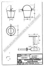 MBT Melkemmer en melkkruk - Bouwtekening Schaal 1 : 8 (40.41.013)