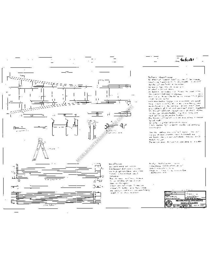 MBT Schilders klimmateriaal - Bouwtekening Schaal 1 : 8 (40.41.031)