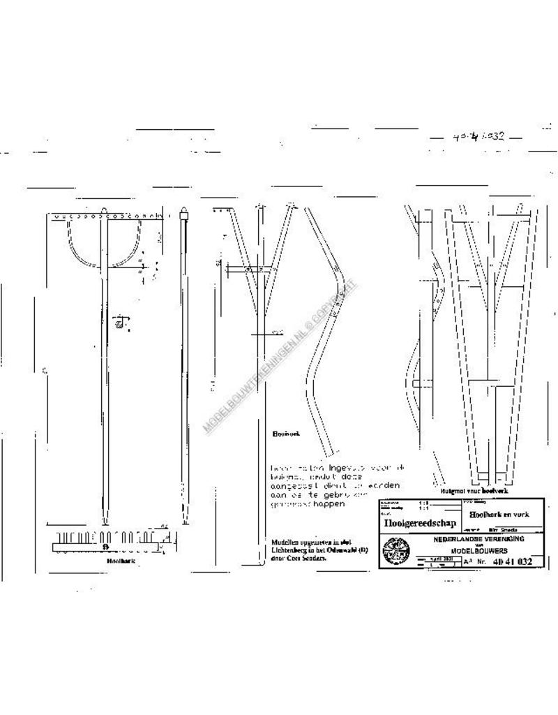 MBT Heuwerkzeuge - Bauzeichnung Maßstab 1 : 8 (40.41.032)