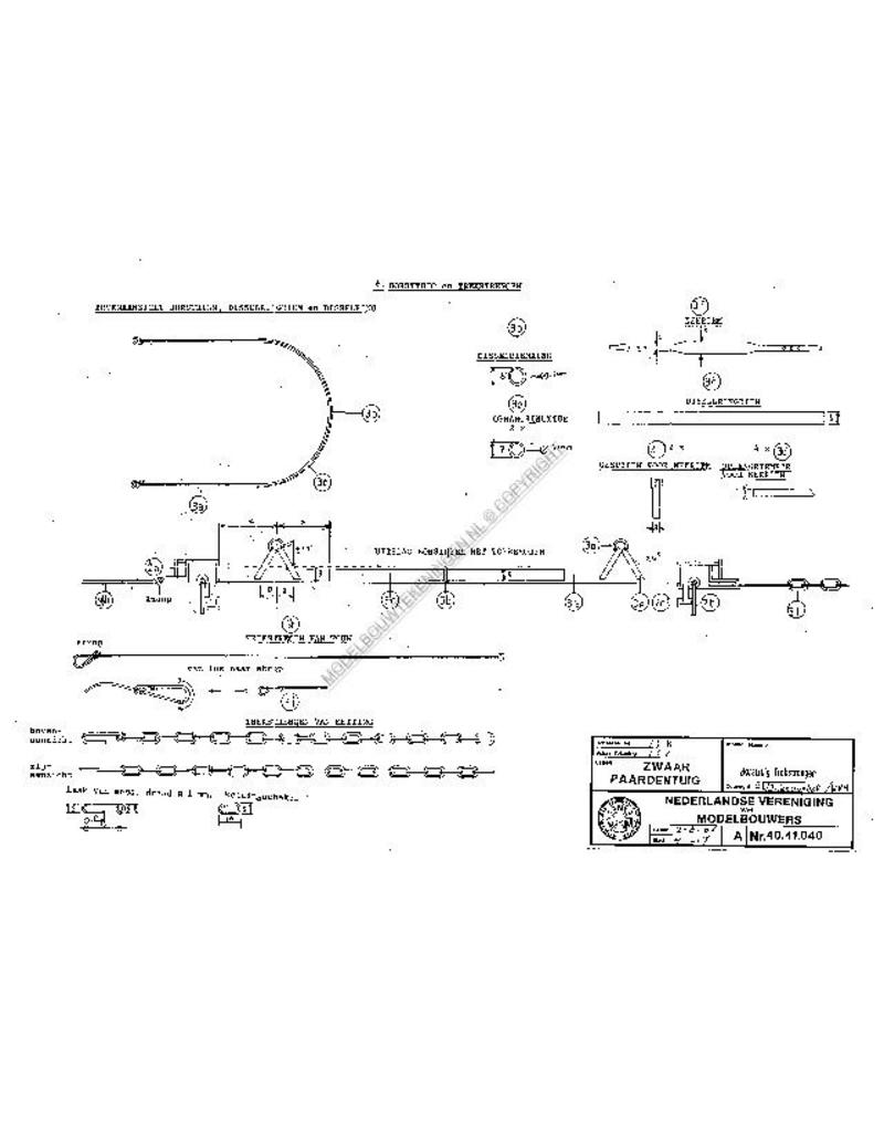 NVM 40.41.040 paardentuig voor zware tractie