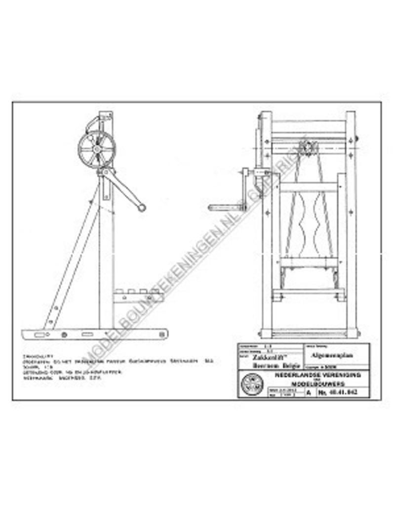 MBT Zakkenlift uit Beernem (B) - Bouwtekening Schaal 1 : 8 (40.41.042)