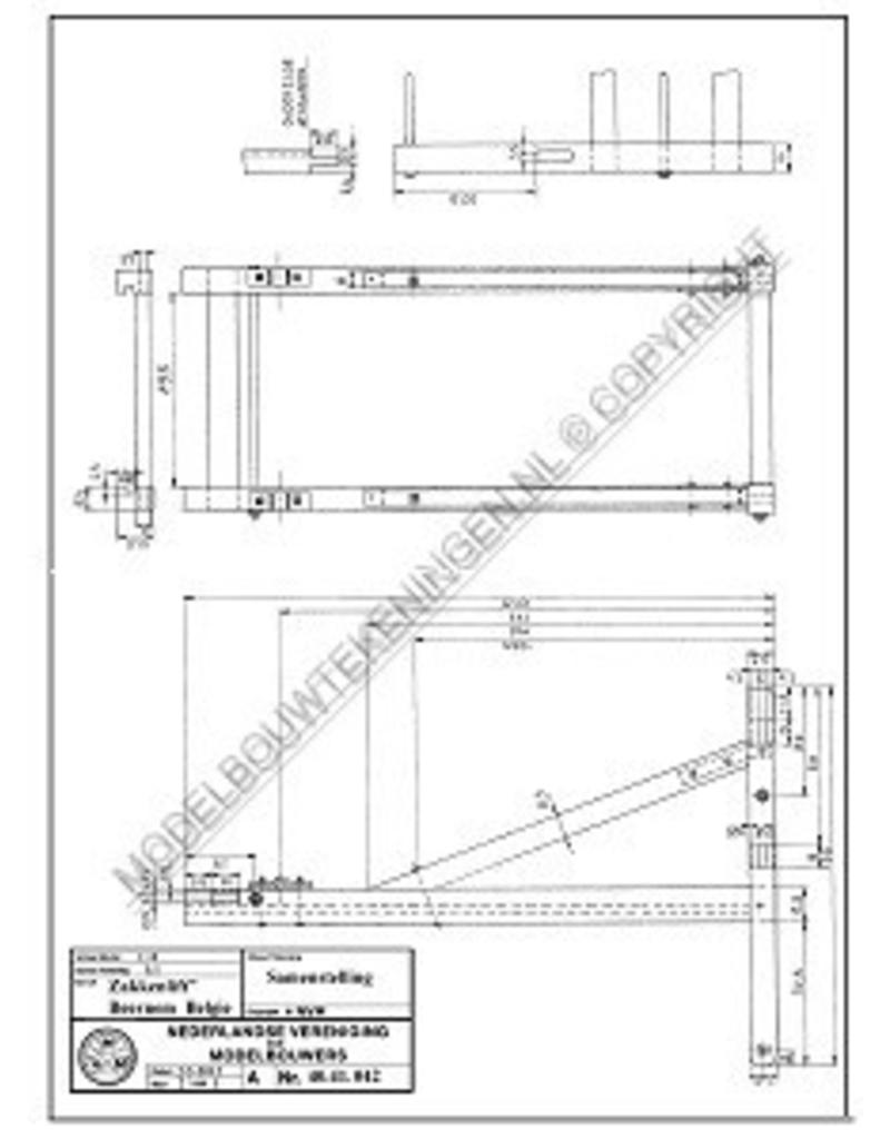 MBT Sackaufzug aus Beernem (B) - Bauzeichnung Maßstab 1 : 8 (40.41.042)