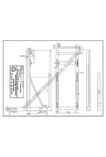 MBT Zakkenlift uit Beernem (B) - Bouwtekening Schaal 1 : 8 (40.41.043)