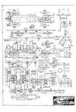 MBT Handbrandspuit uit Barneveld, ca. 1910 - Bouwtekening Schaal 1 : 8 (40.42.004)
