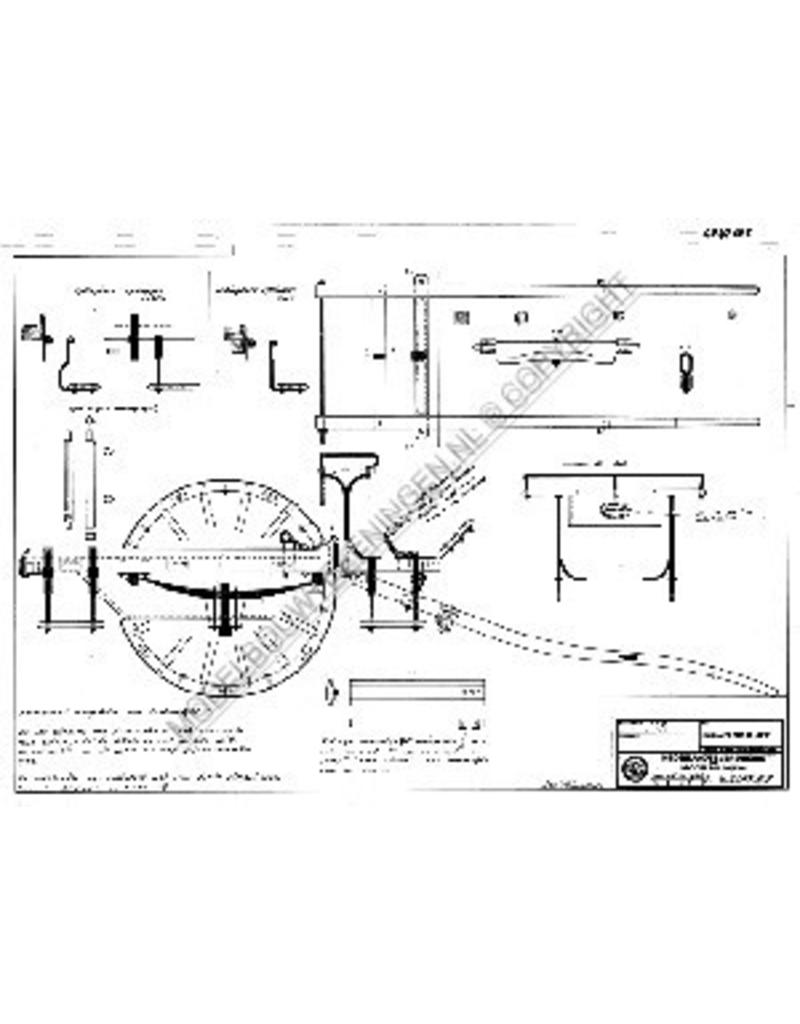 MBT Handbrandspuit uit Wassenaar - Bouwtekening Schaal 1 : 8 (40.42.005)