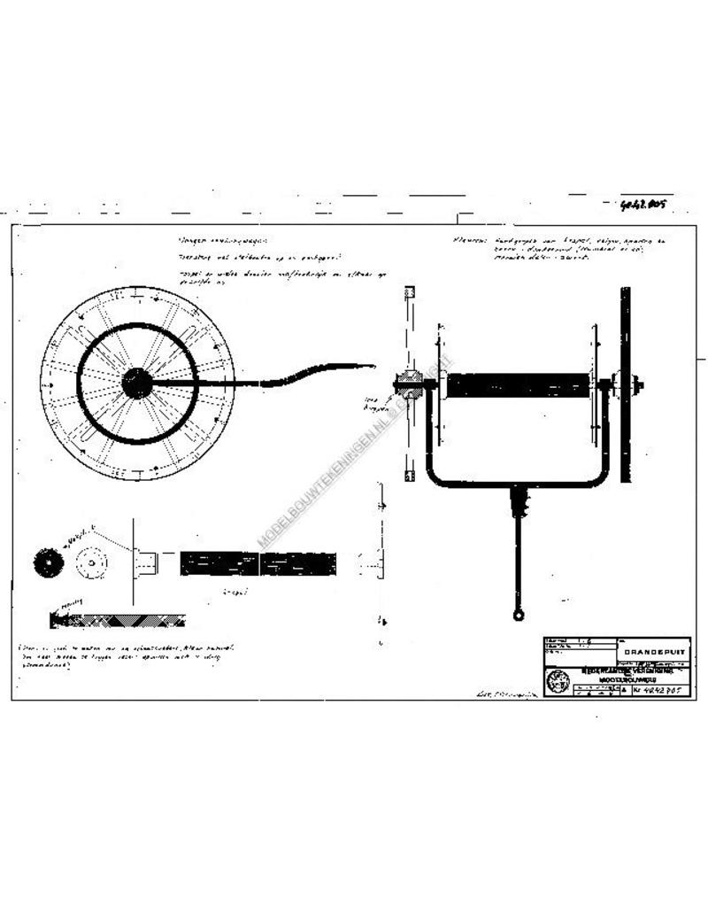 MBT Handbrandspuit uit Wassenaar - Bouwtekening Schaal 1 : 8 (40.42.005)