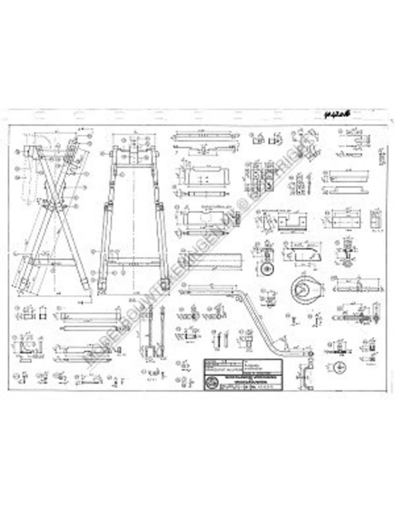 MBT Feuerlösch-Hilfspumpe - Bauzeichnung Maßstab 1 : 8 (40.42.010)