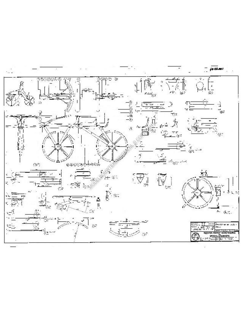 NVM 40.43.001 loopfiets ?817 "draisine" uit Duitsland