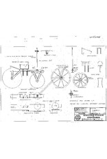 MBT Loopfiets anno 1818 - Bouwtekening Schaal 1 : 8 (40.43.005)