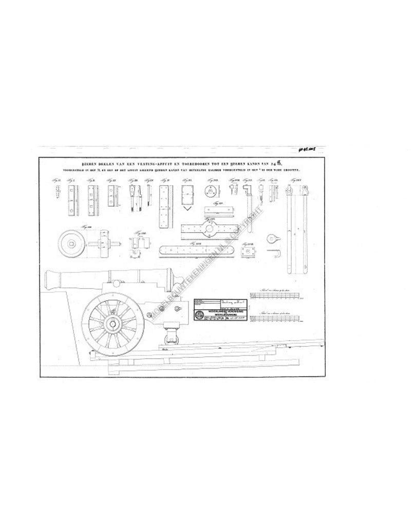 MBT Vestingaffuit - Bouwtekening Schaal 1 : 10 (40.45.005)
