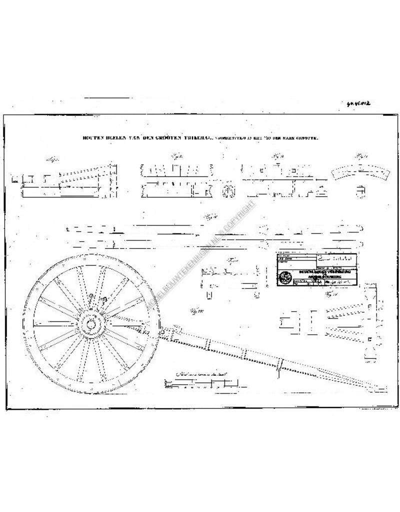 MBT grote trikebal - Bouwtekening Schaal 1 : 10 (40.45.012)