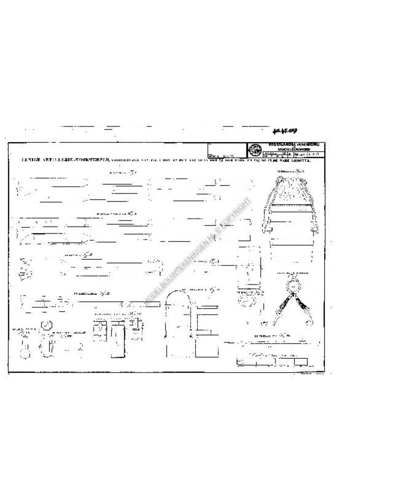 NVM 40.45.017 artillerie voorwerpen