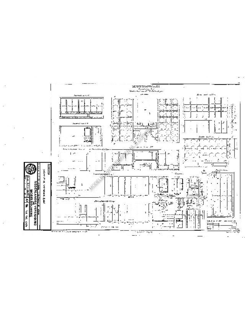 MBT Voorraad munitiewagen - Bouwtekening Schaal 1 : N/A (40.45.024)
