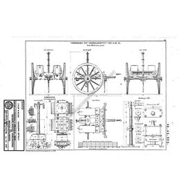 MBT Munitie voorraadwagen voor 8cm gesc - Bouwtekening Schaal 1 : N/A (40.45.025)