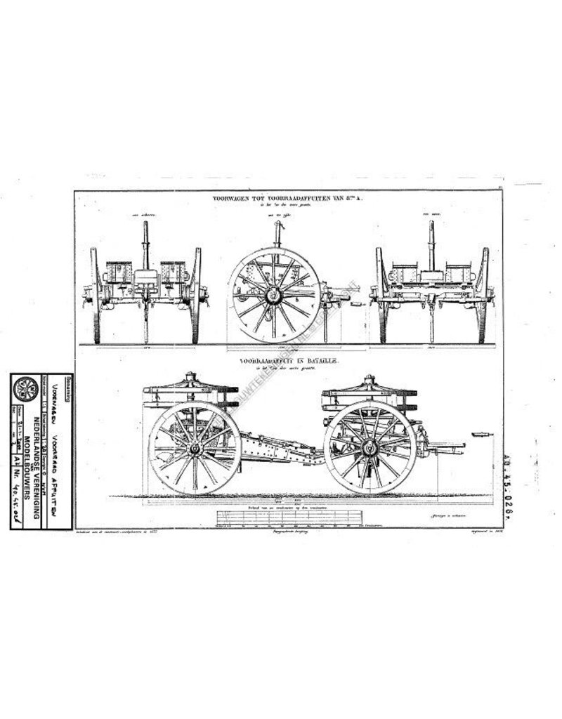 MBT Affuit voor voorraadwagen - Bouwtekening Schaal 1 : N/A (40.45.026)