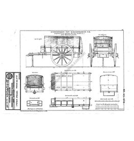 MBT Bagage achterwagen - Bouwtekening Schaal 1 : N/A (40.45.038)