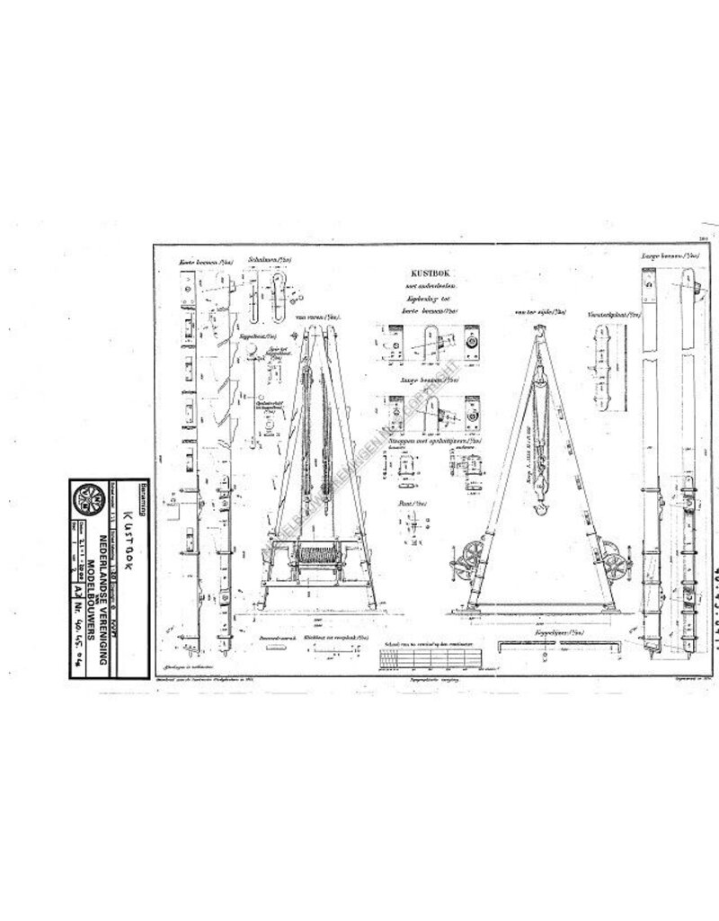 MBT Kustblok - Bouwtekening Schaal 1 : N/A (40.45.041)