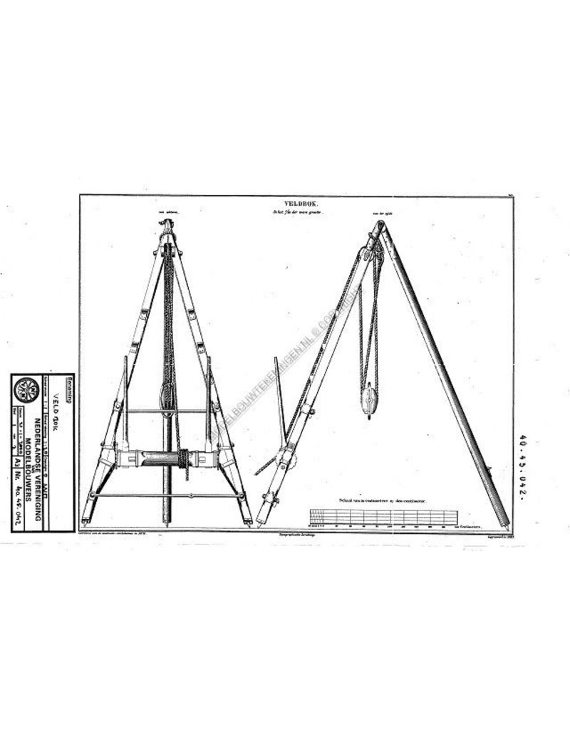 MBT Veldblok - Bouwtekening Schaal 1 : N/A (40.45.042)