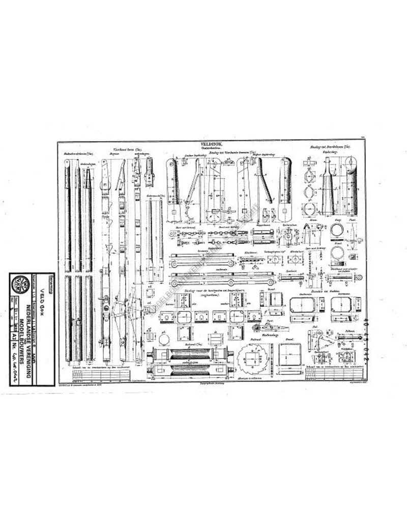 MBT Veldblok - Bouwtekening Schaal 1 : N/A (40.45.042)