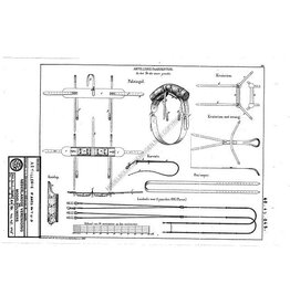 MBT Artillerie paardentuig - Bouwtekening Schaal 1 : N/A (40.45.045)