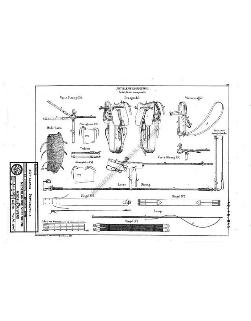 MBT 40.45.045 Artillerie Pferdegeschirr