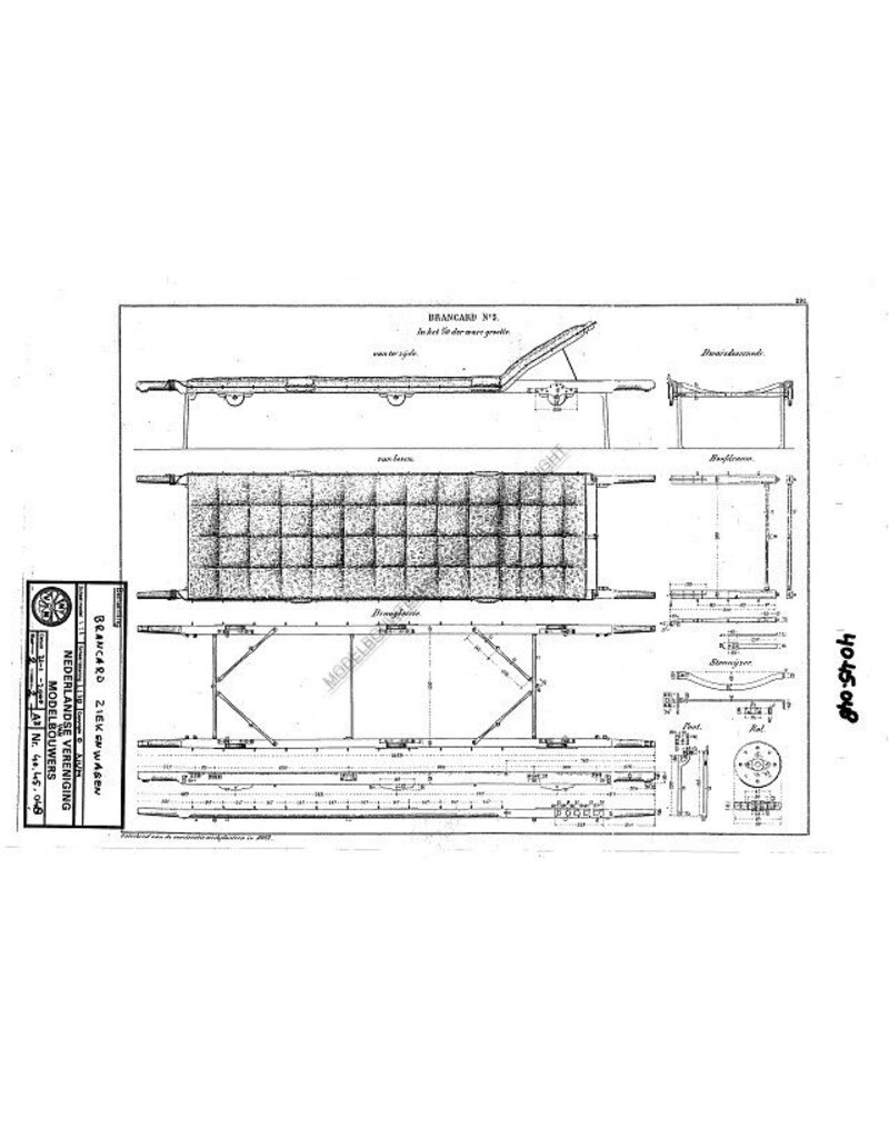 MBT Trage (2x) - Bauzeichnung Maßstab 1 : N/A (40.45.048)
