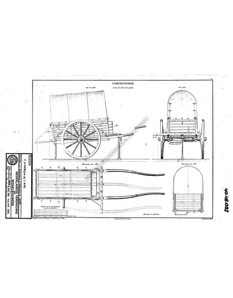 MBT compagnieskar - Bouwtekening Schaal 1 : N/A (40.45.052)