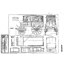 MBT Transportwagen getrokken door 2 paarden - Bouwtekening Schaal 1 : N/A (40.45.054)