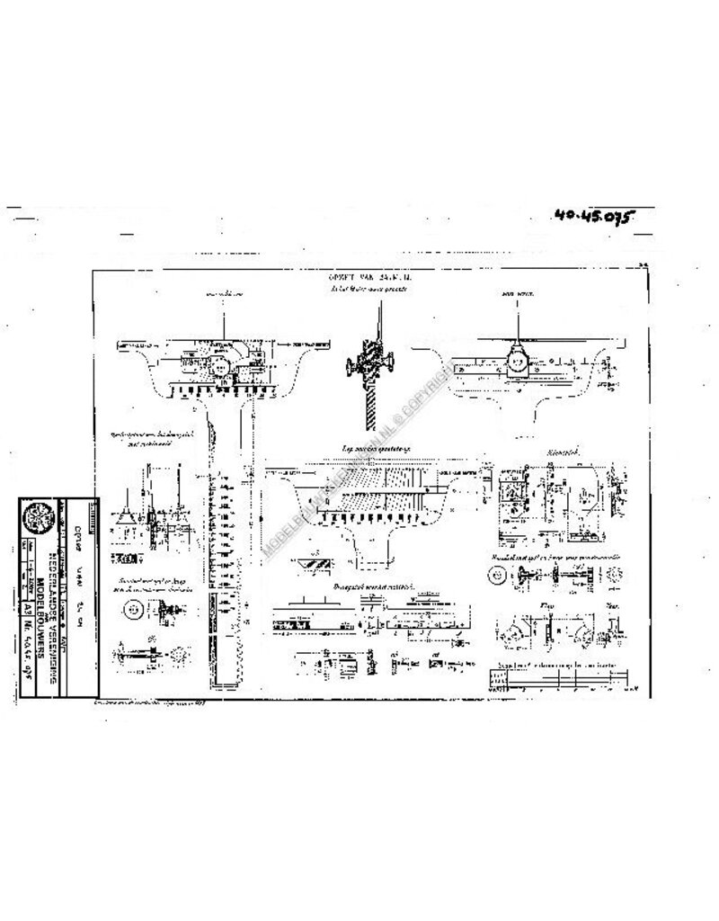 MBT Opzet van 24cm - Bouwtekening Schaal 1 : N/A (40.45.075)