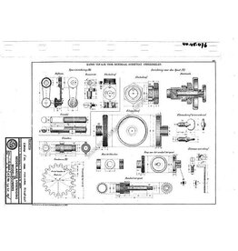 MBT Kanone 6cm - Bauzeichnung Maßstab 1 : N/A (40.45.076)