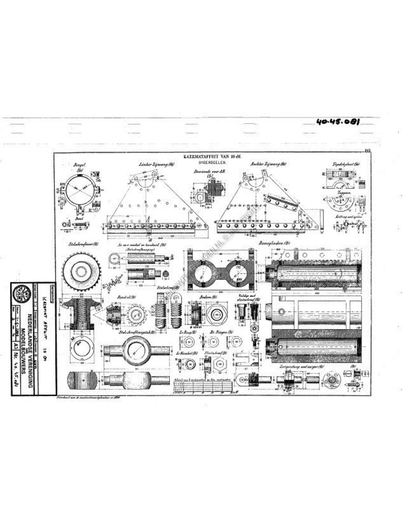 MBT 40.45.081 kazemat affuit 10cm