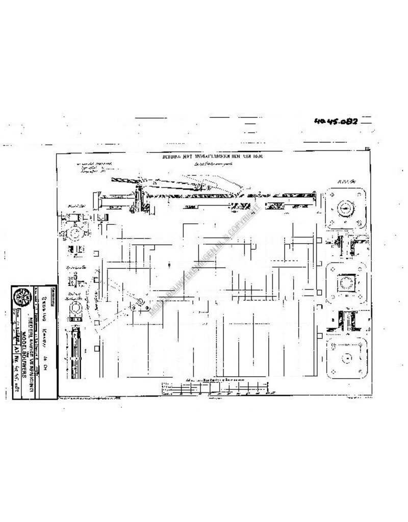 MBT 40.45.082 bedding met hydraulische rem