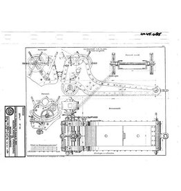MBT Lafette 15cm - Bauzeichnung Maßstab 1 : N/A (40.45.085)