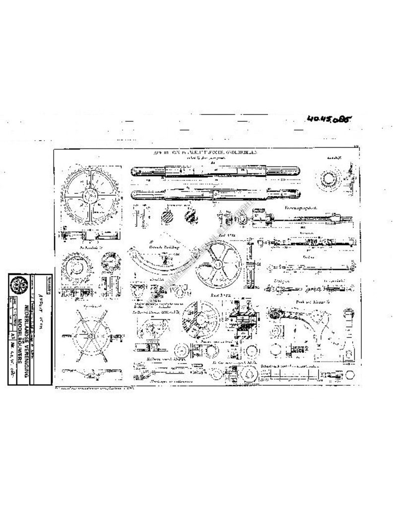 MBT Affuit 15cm - Bouwtekening Schaal 1 : N/A (40.45.085)