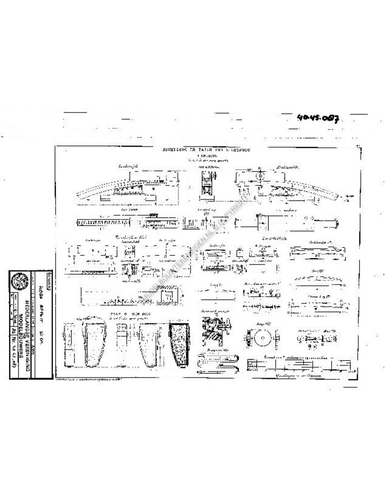 MBT Hoge affuit 10cm - Bouwtekening Schaal 1 : N/A (40.45.087)